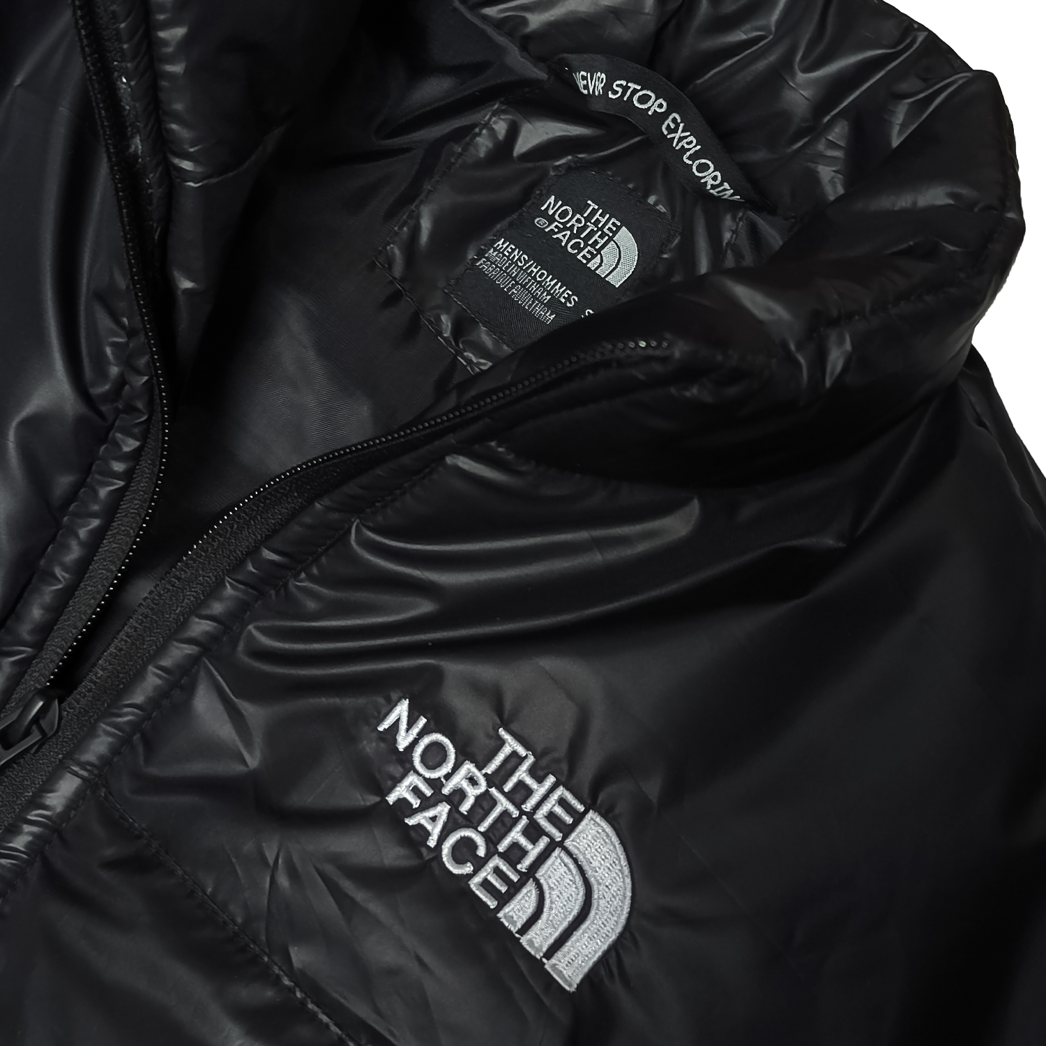 North Face Puffer Jacket Black - Image 3